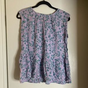 Caslon, floral tank, Small